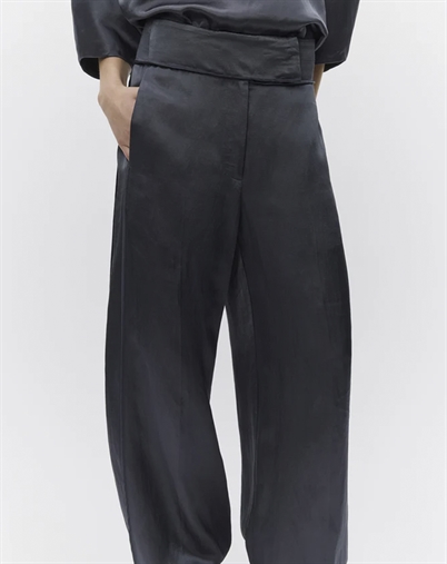 Day Birger et Mikkelsen - Elms High Shine Blend Bukser - Ebony